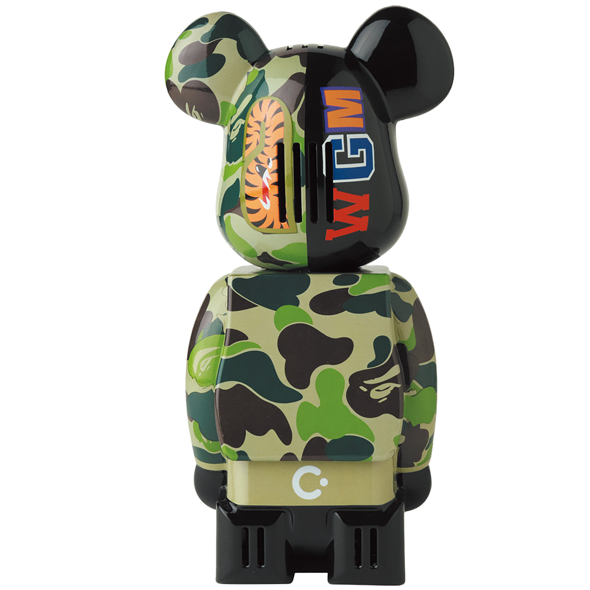 cleverin BE@RBRICK ABC CAMO SHARK