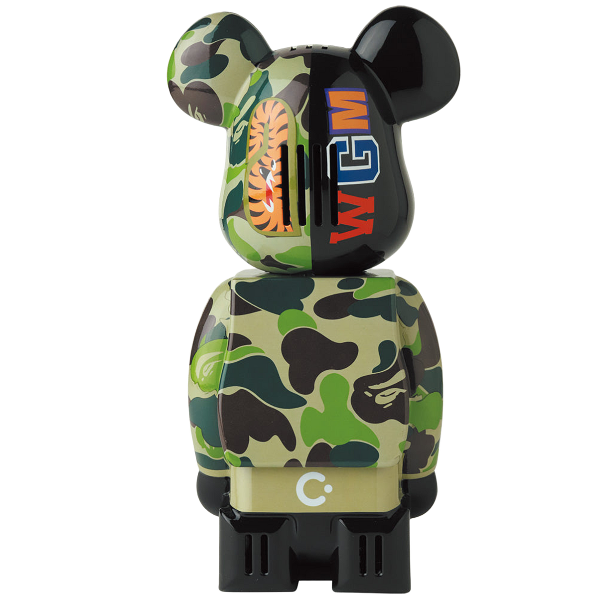 cleverin BE@RBRICK ABC CAMO SHARK