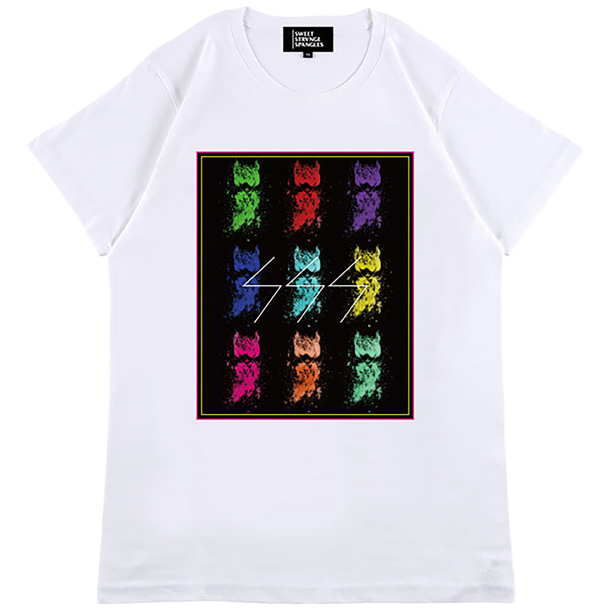 SWEET STRANGE SPANGLES T-SHIRT BLACK / WHITE＋CD