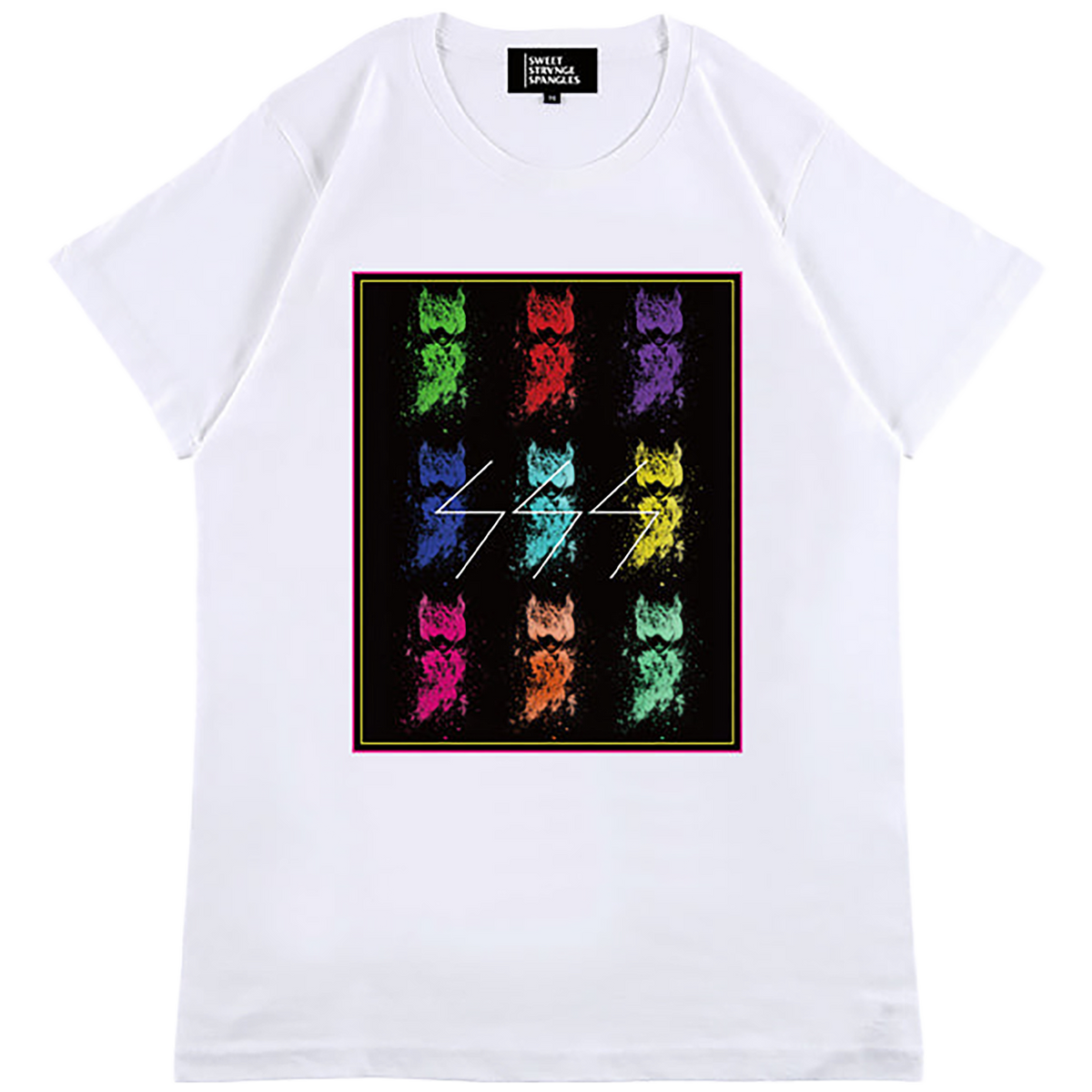 SWEET STRANGE SPANGLES T-SHIRT BLACK / WHITE＋CD
