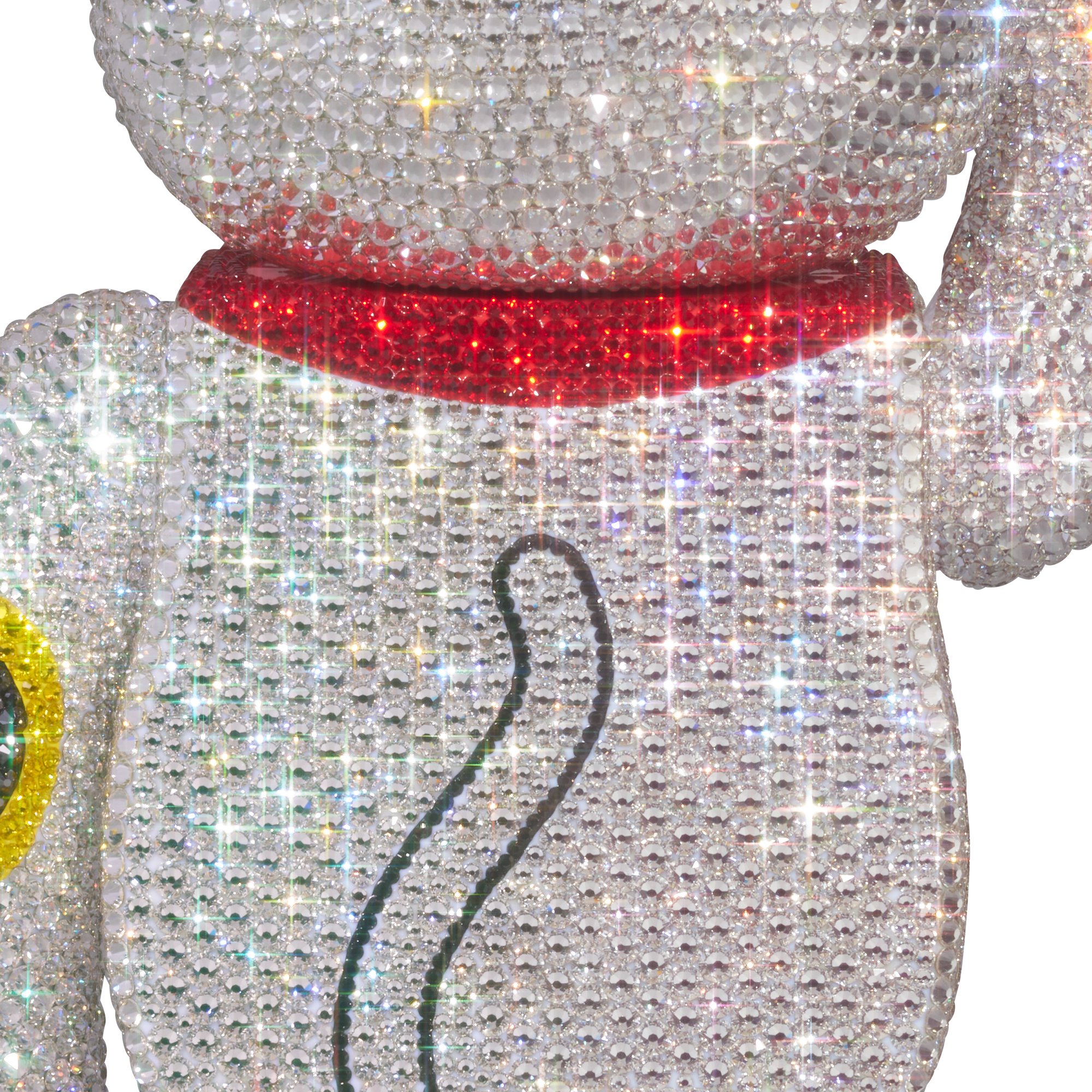 BE@RBRICK CRYSTAL DECORATE Maneki Neko Good luck 400％