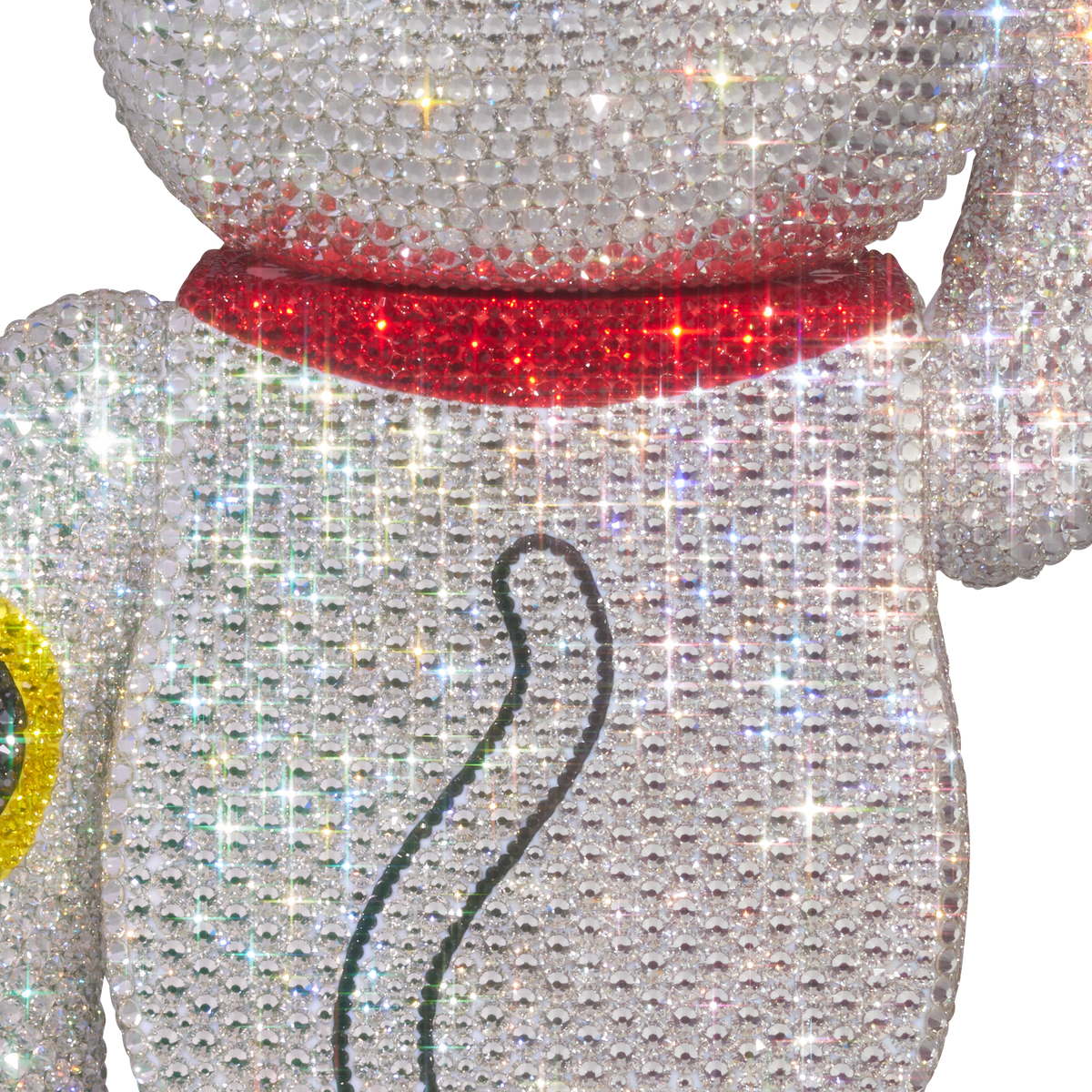 BE@RBRICK CRYSTAL DECORATE Maneki Neko Good luck 400％