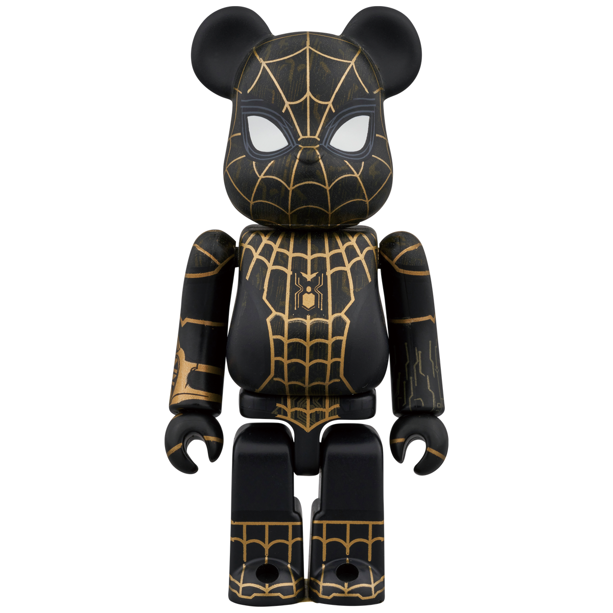 BE@RBRICK SPIDER-MAN BLACK & GOLD SUIT 100％ & 400％