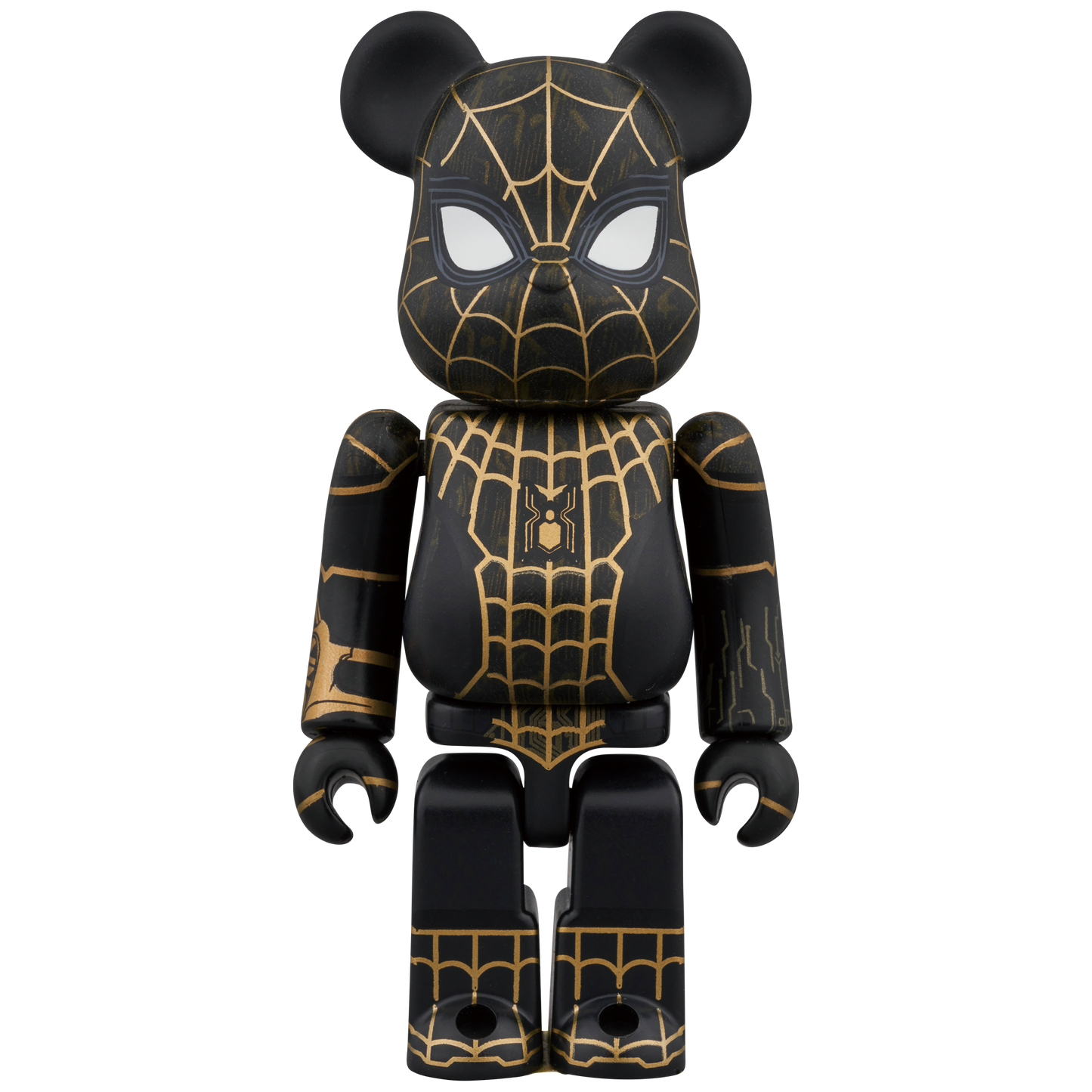 BE@RBRICK SPIDER-MAN BLACK & GOLD SUIT 100％ & 400％