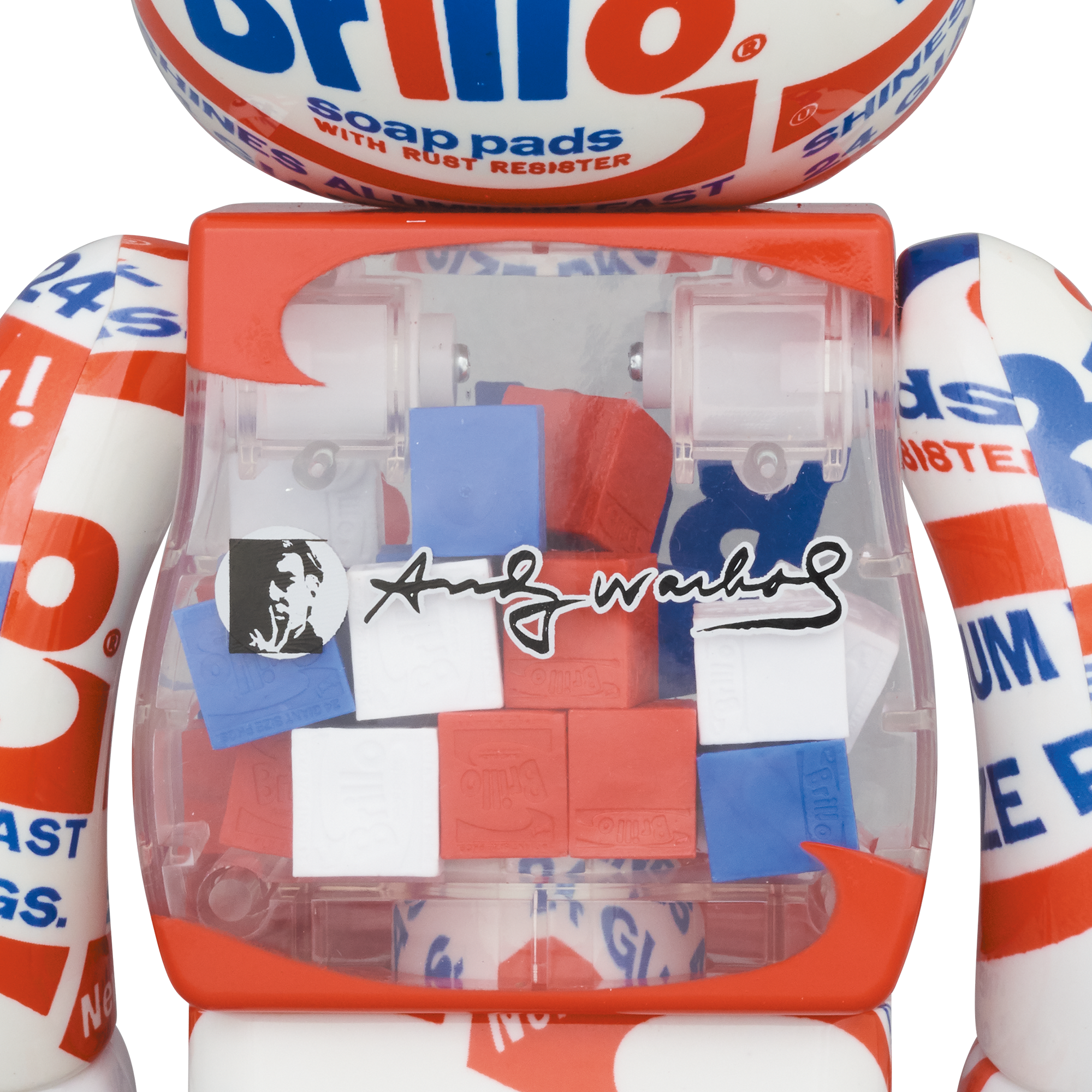 BE@RBRICK ANDY WARHOL "Brillo" 2022 100％ & 400％
