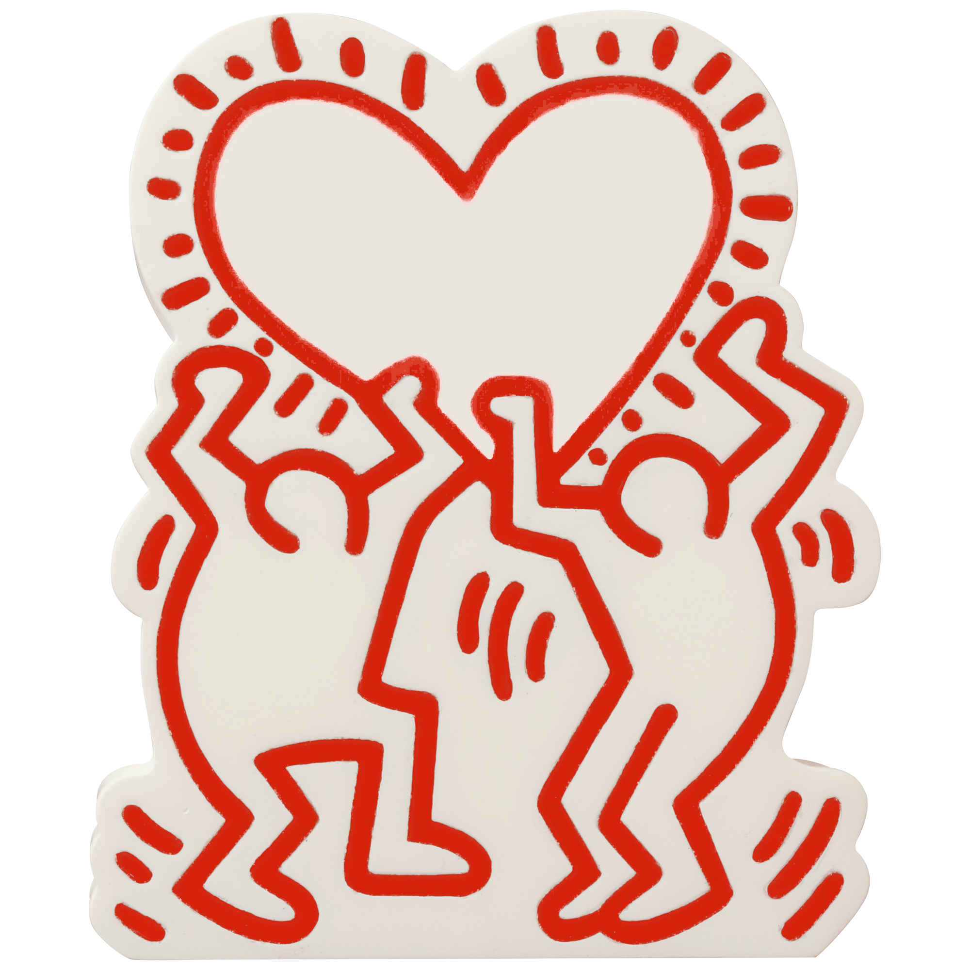 MINI VCD KEITH HARING #3 Skateboarder / With Heart / Barking Dog / Flying Devil / Radiant Baby / Andy Mouse / Three Eyed Smiling Face
