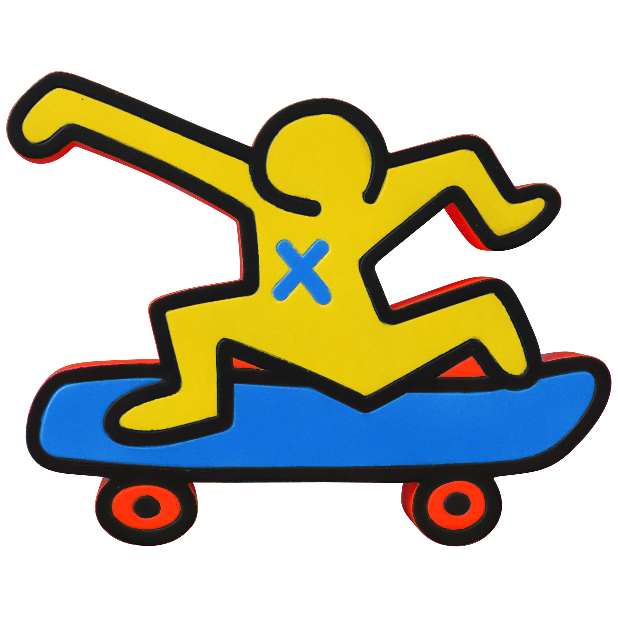 MINI VCD KEITH HARING #3 Skateboarder / With Heart / Barking Dog / Flying Devil / Radiant Baby / Andy Mouse / Three Eyed Smiling Face
