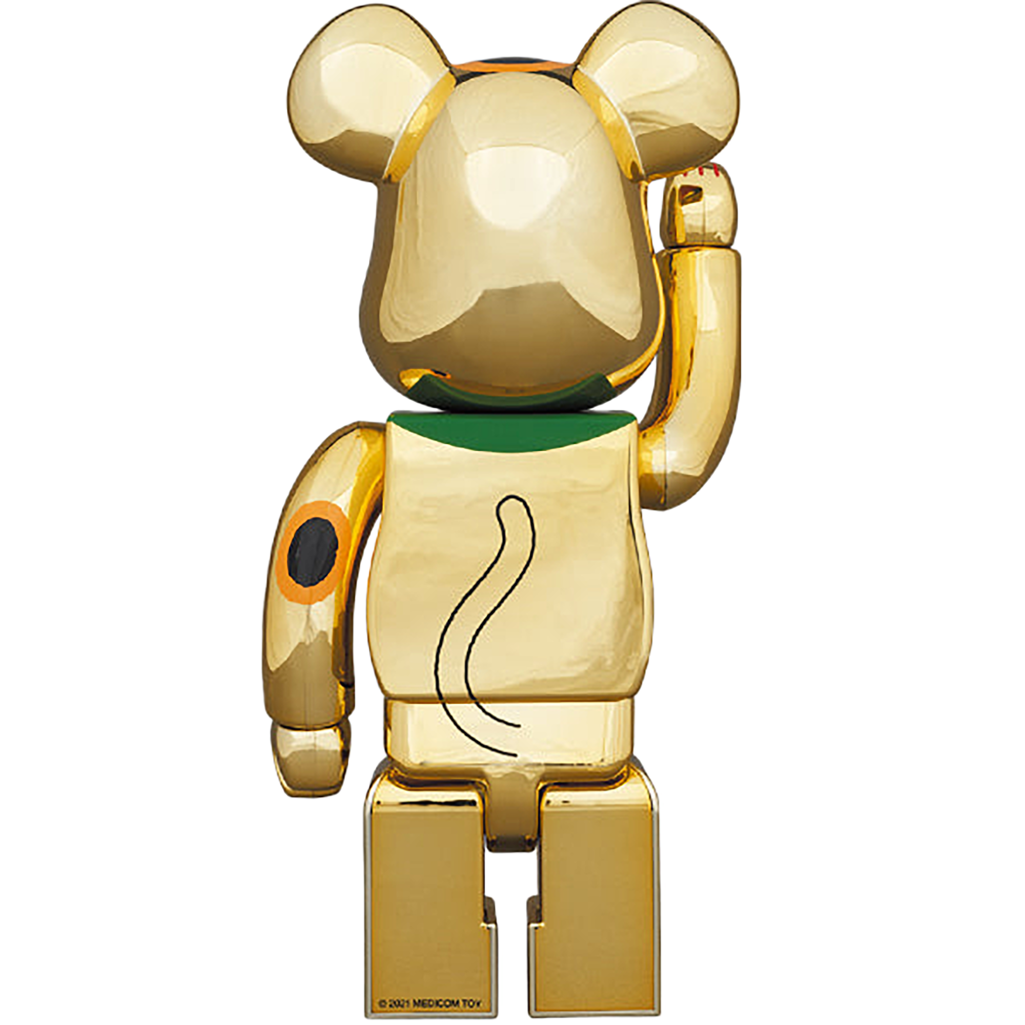 BE@RBRICK Maneki Neko Gold Fortune Gold Plating 2 400%