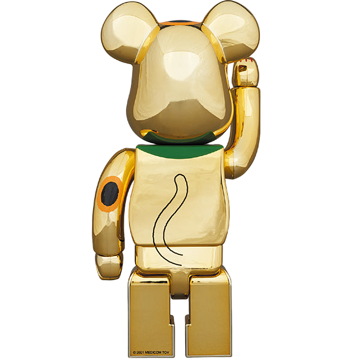 BE@RBRICK Maneki Neko Gold Fortune Gold Plating 2 400%