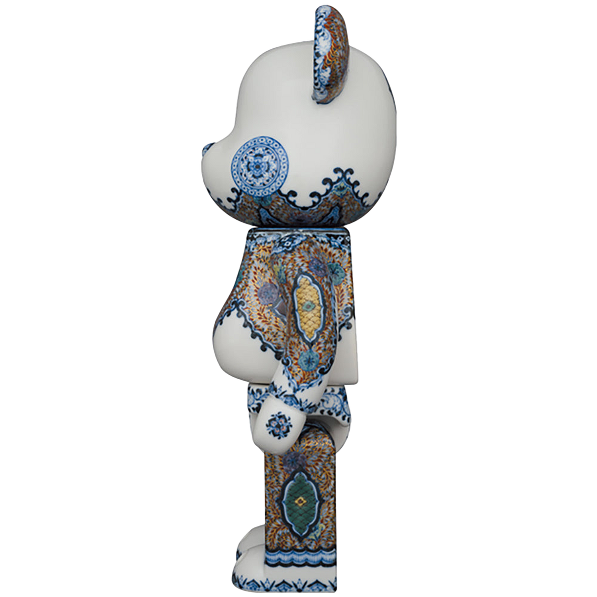 九谷BE@RBRICK 【青華紅彩花唐草紋】400％ (EDITION 1)