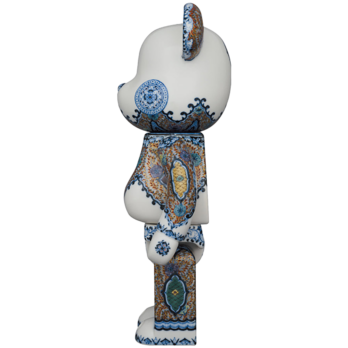 九谷BE@RBRICK 【青華紅彩花唐草紋】400％ (EDITION 1)
