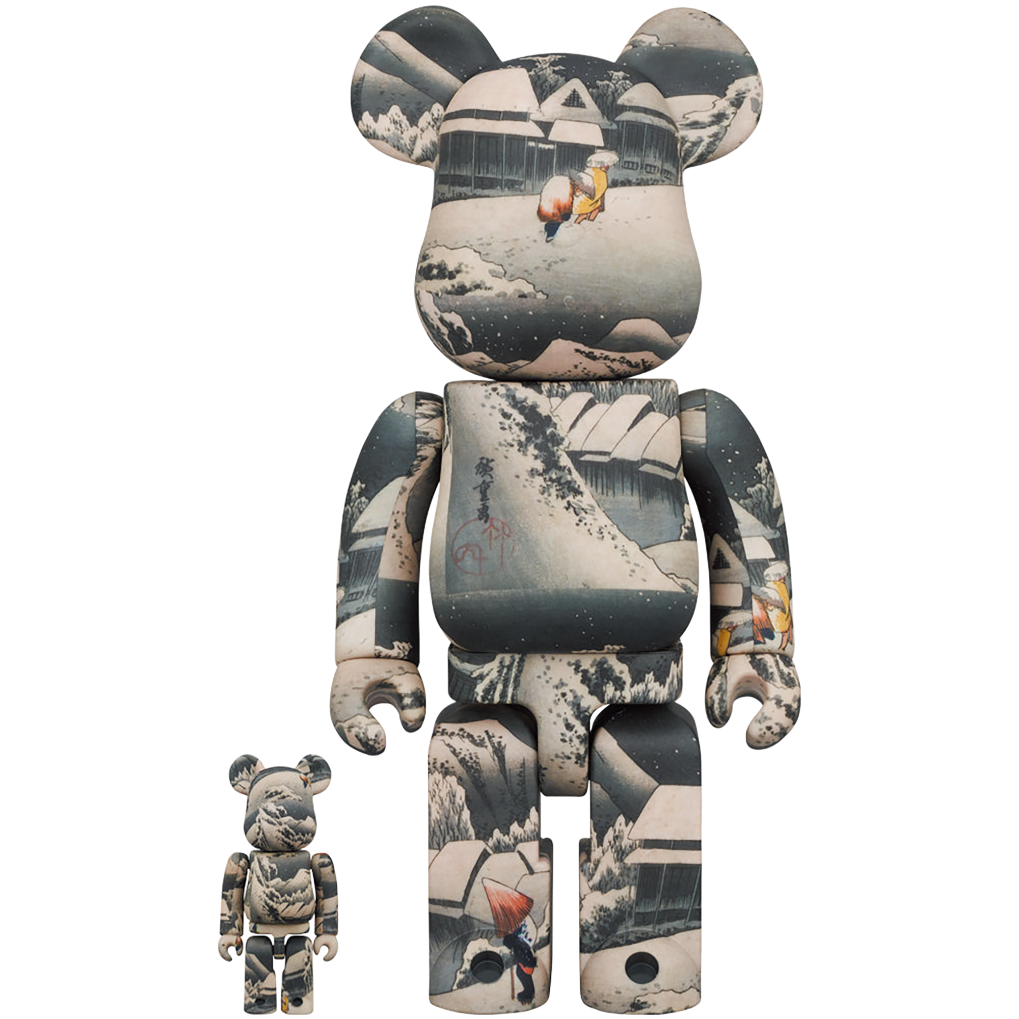 東京国立博物館 BE@RBRICK 歌川広重「東海道五十三次」蒲原 100％ & 400％《2023年12月発売・発送予定 受注期間は6月10日まで》
