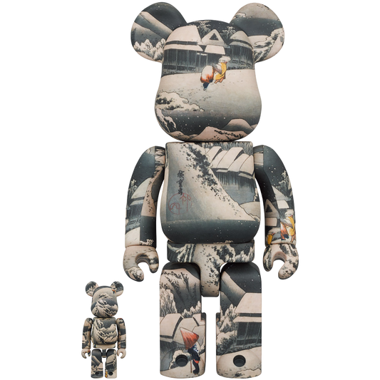 東京国立博物館 BE@RBRICK 歌川広重「東海道五十三次」蒲原 100％ & 400％《2023年12月発売・発送予定 受注期間は6月10日まで》