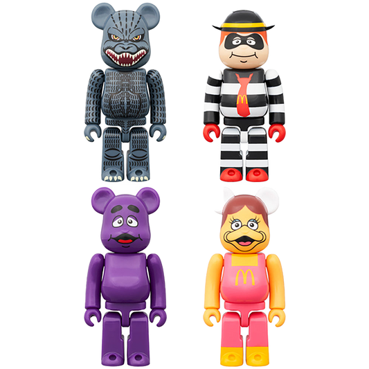 ゴジラVSマクドナルド BE@RBRICK 150％ 4体セット