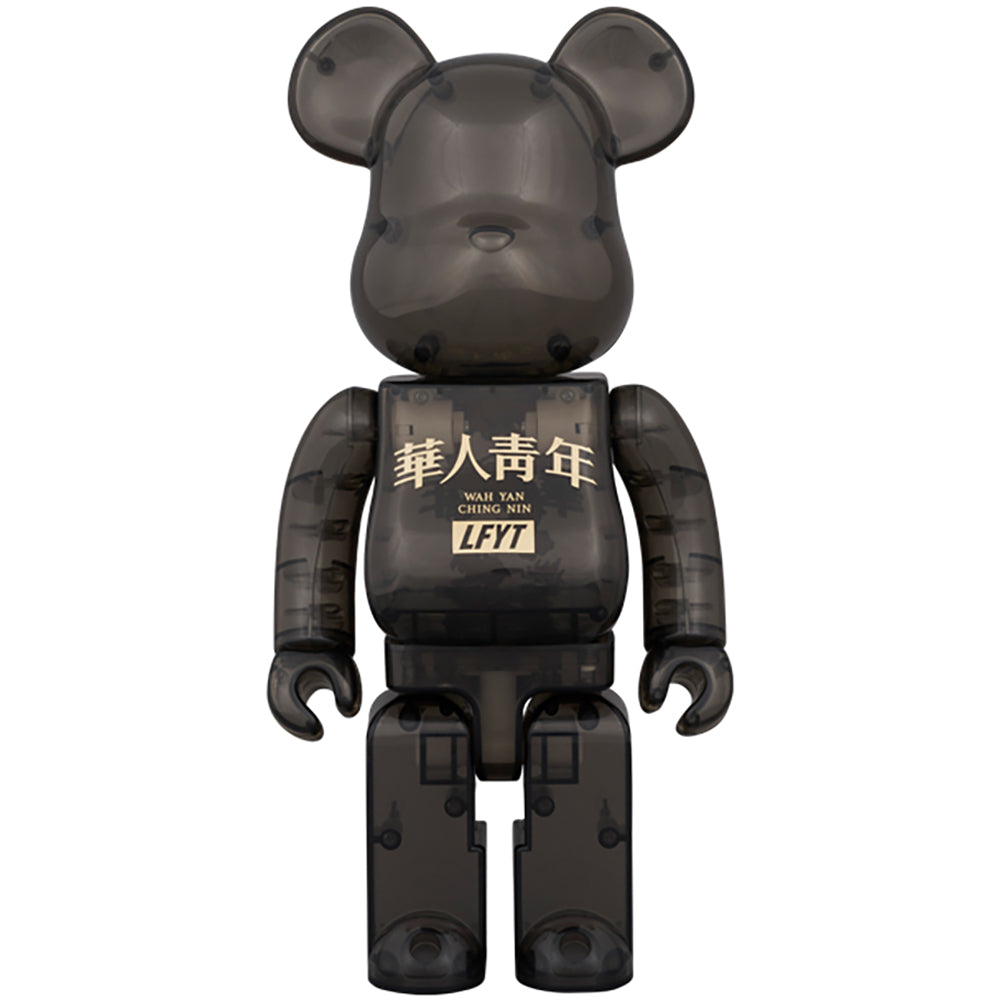 BE@RBRICK LFYT × 華人青年 Wah Yan Ching Nin 100％ & 400％ BLACK CLEAR_2