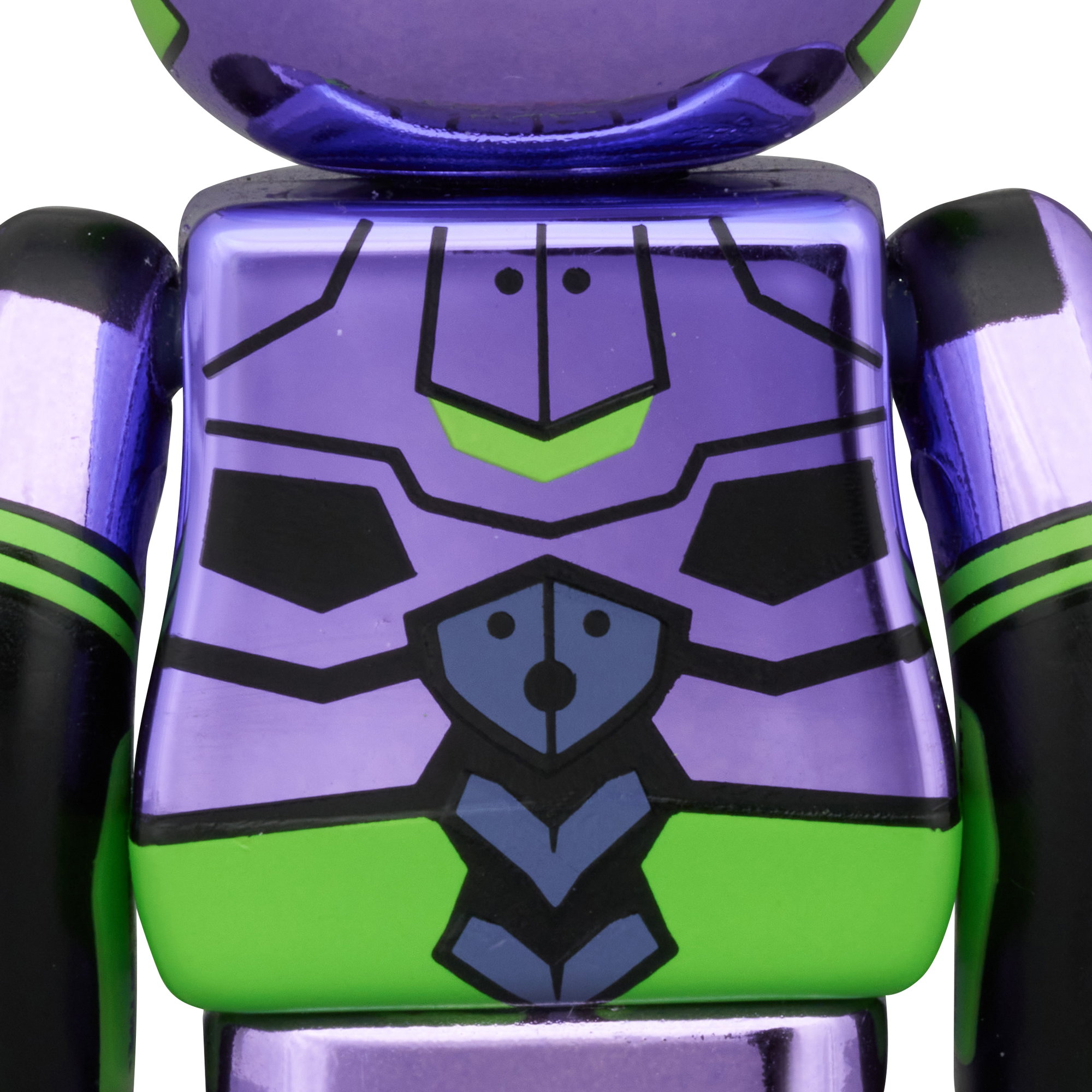 BE@RBRICK エヴァンゲリオン 初号機(新塗装メッキ版)& エヴァンゲリオン 第13号機(新塗装メッキ版) 2PCS SET_2