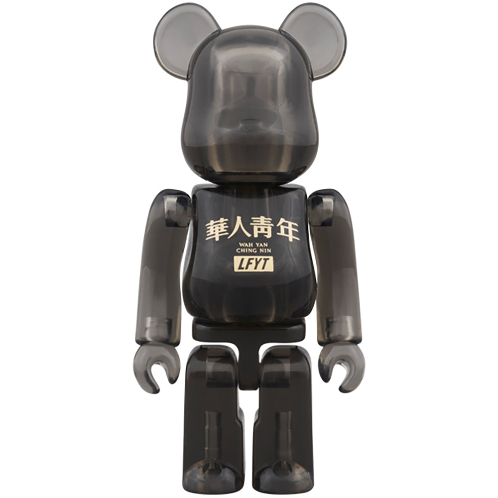 BE@RBRICK LFYT × 華人青年 Wah Yan Ching Nin 100％ & 400％ BLACK CLEAR_1
