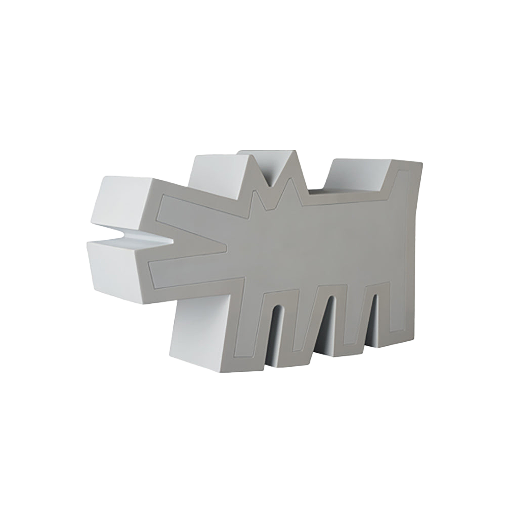 Barking Dog STATUE WHITE Ver.