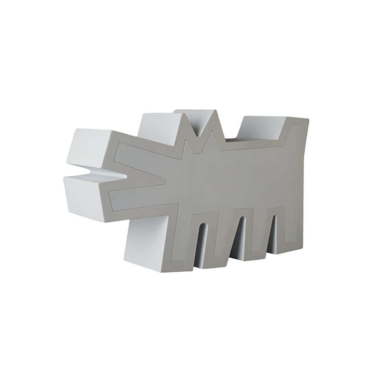 Barking Dog STATUE WHITE Ver.