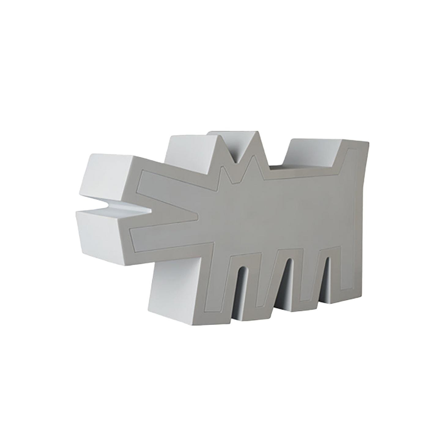 Barking Dog STATUE WHITE Ver.