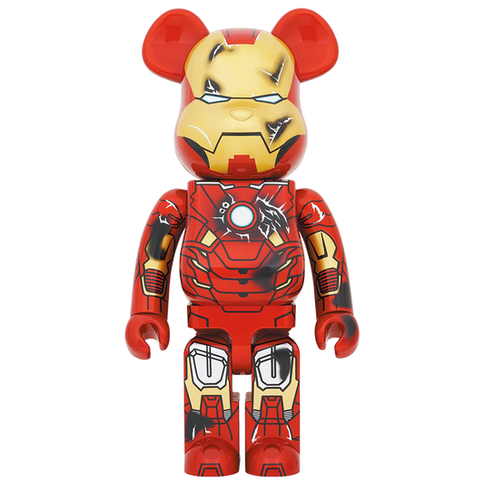BE@RBRICK 钢铁侠马克 VII 伤害版。 400%