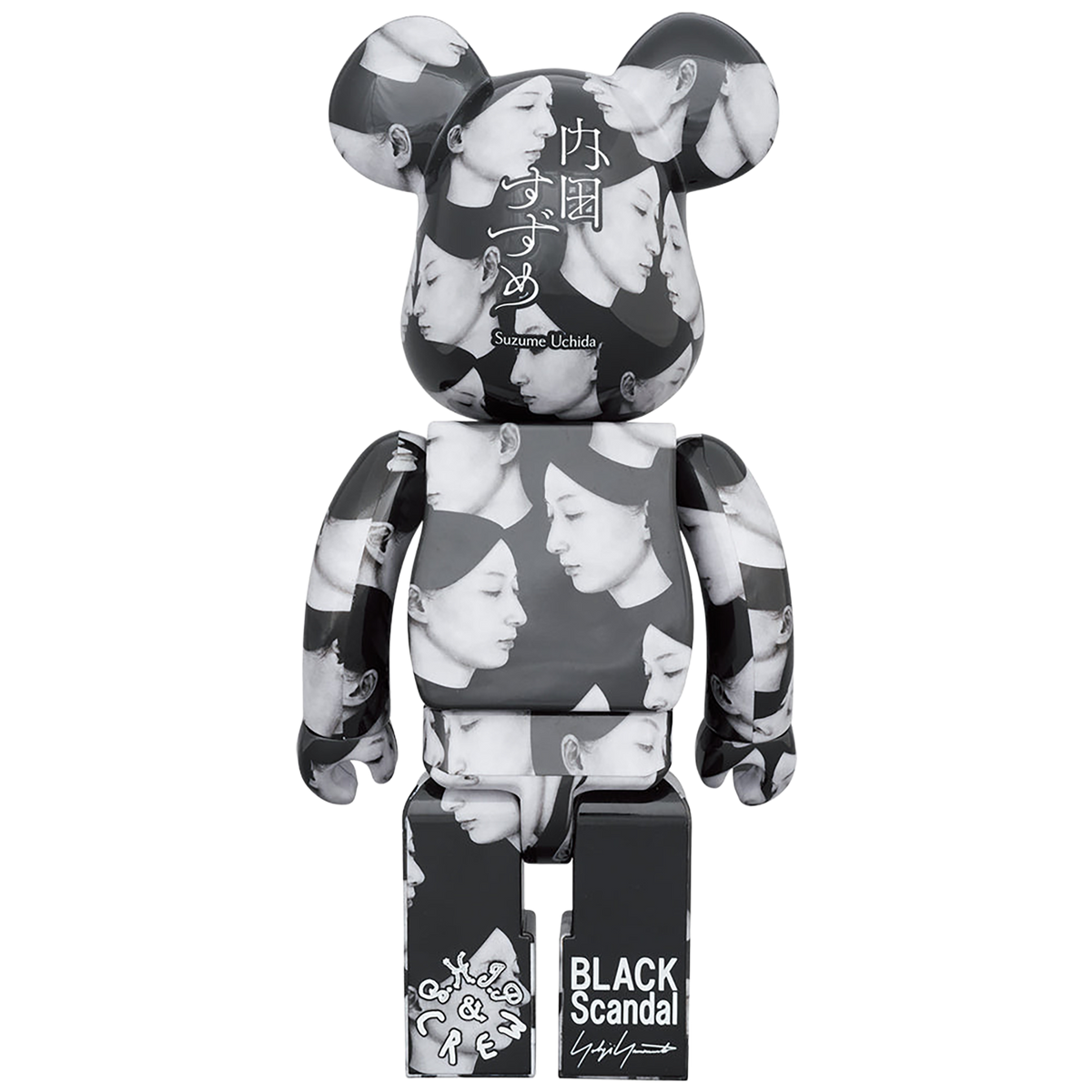BE@RBRICK BLACK Scandal 山本耀司 × 内田铃目 × S.H.I.P&crew 我们在我心中 100% & 400%