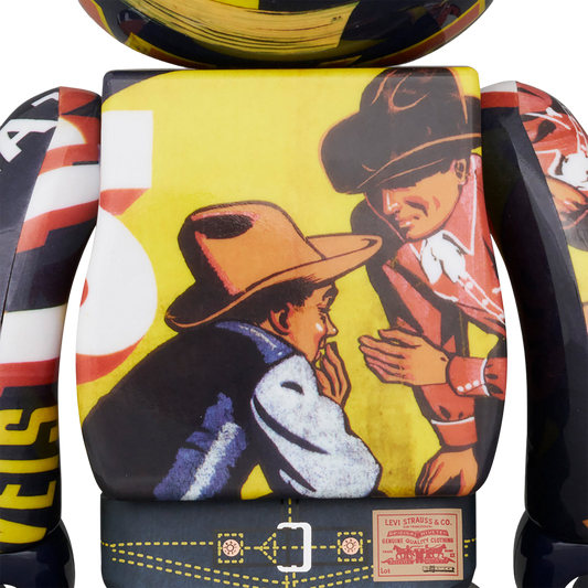BE@RBRICK LEVI'S(R) 横幅 100% 和 400%