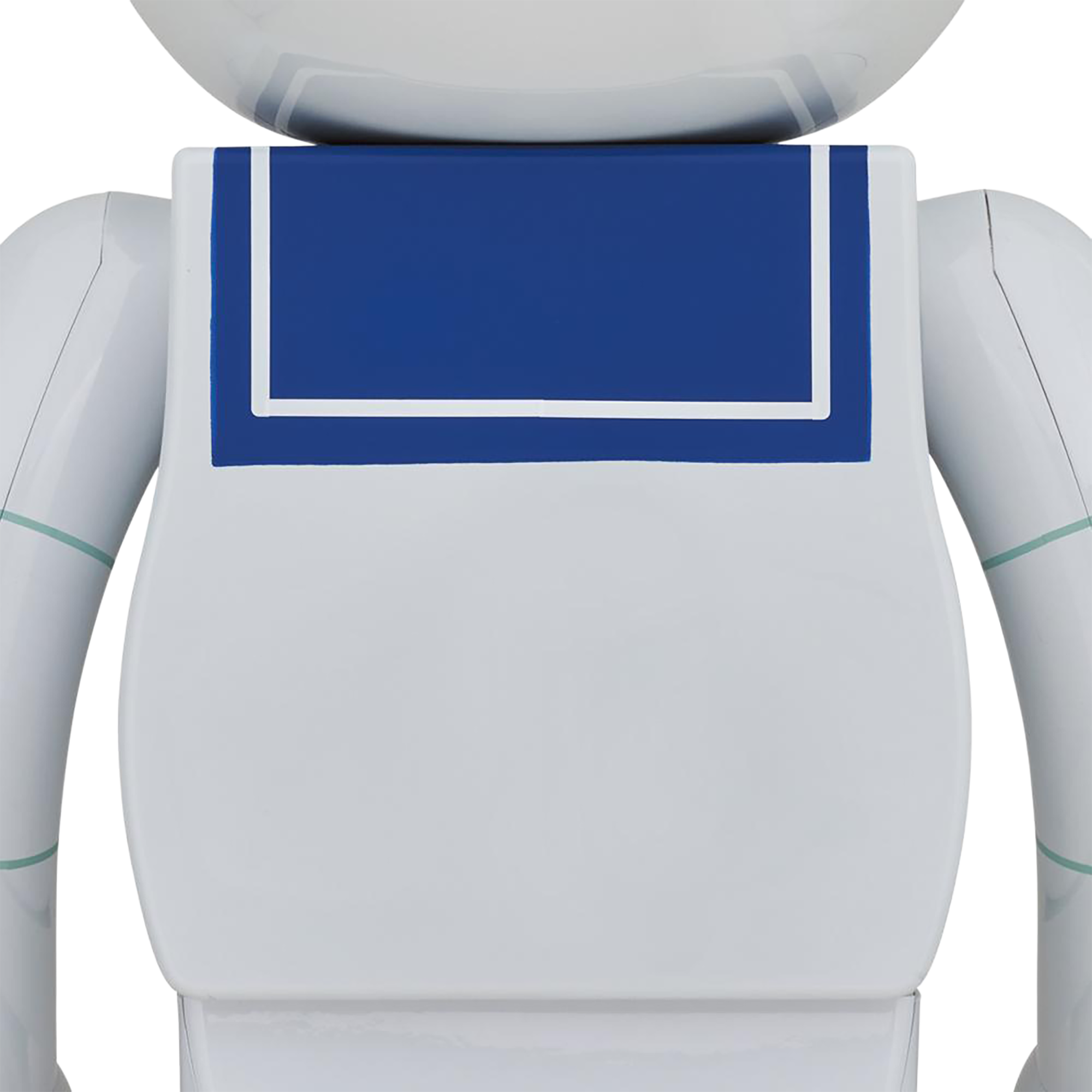 BE@RBRICK STAY PUFT 棉花糖男 白色镀铬版。 1000%