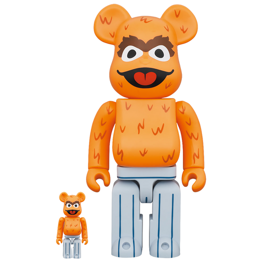 BE@RBRICK OSCAR THE GROUCH (The Original Orange Fur Ver.) 100％ & 400％