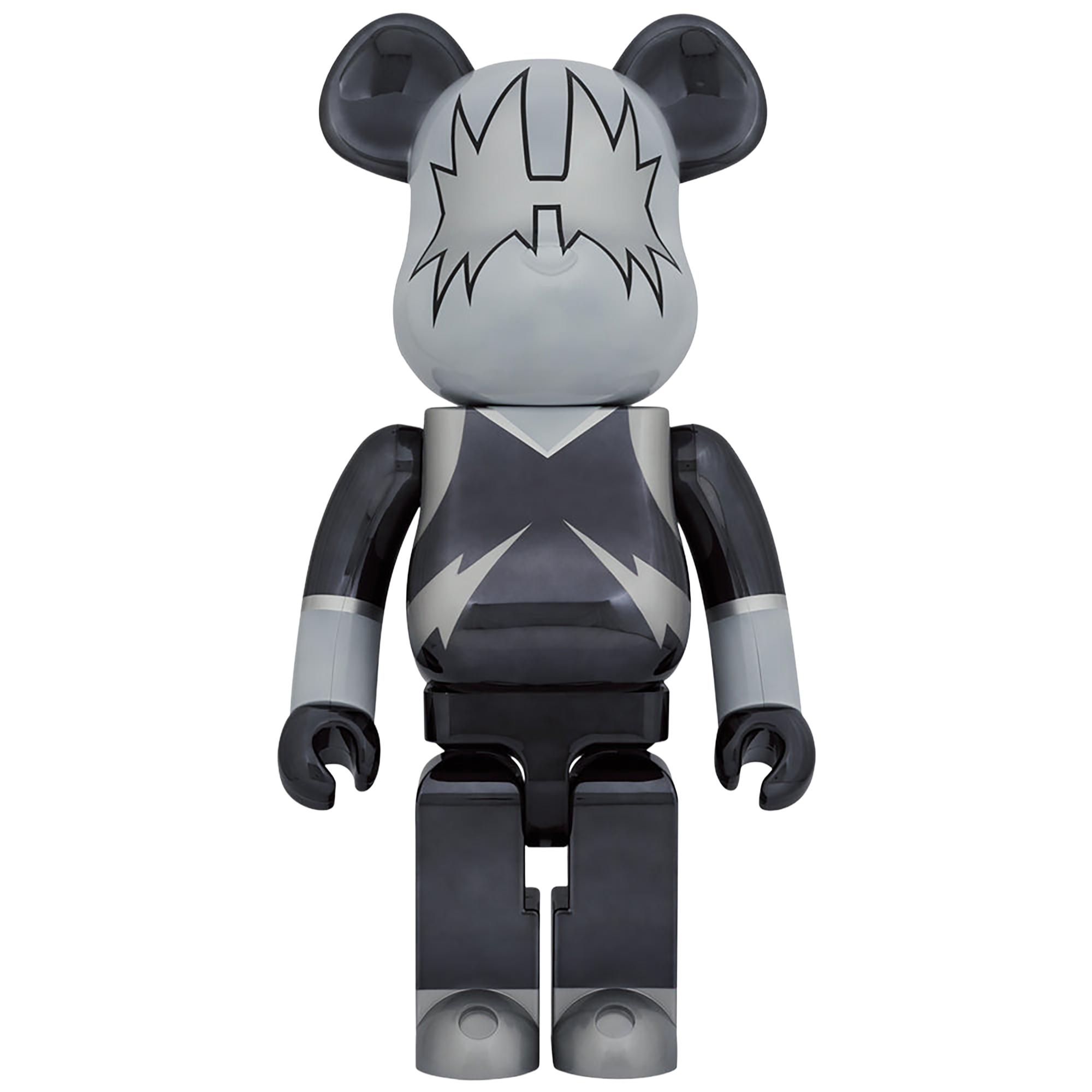 BE@RBRICK KISS SPACE MAN CHROME Ver.1000%《预计2023年7月发售发货，订购截止至1月10日》