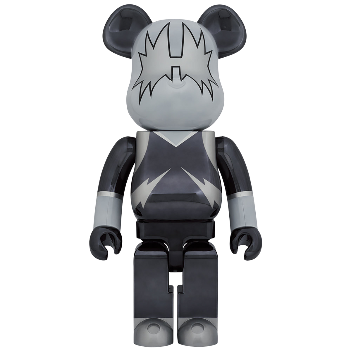 BE@RBRICK KISS SPACE MAN CHROME Ver.1000%《预计2023年7月发售发货，订购截止至1月10日》