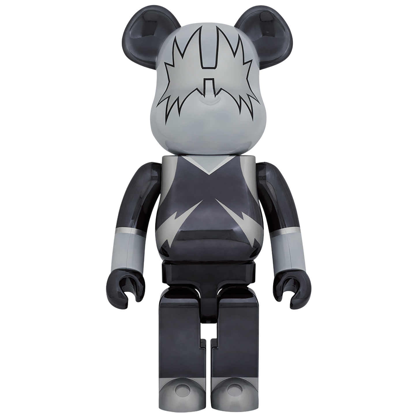BE@RBRICK KISS SPACE MAN CHROME Ver.1000%《预计2023年7月发售发货，订购截止至1月10日》