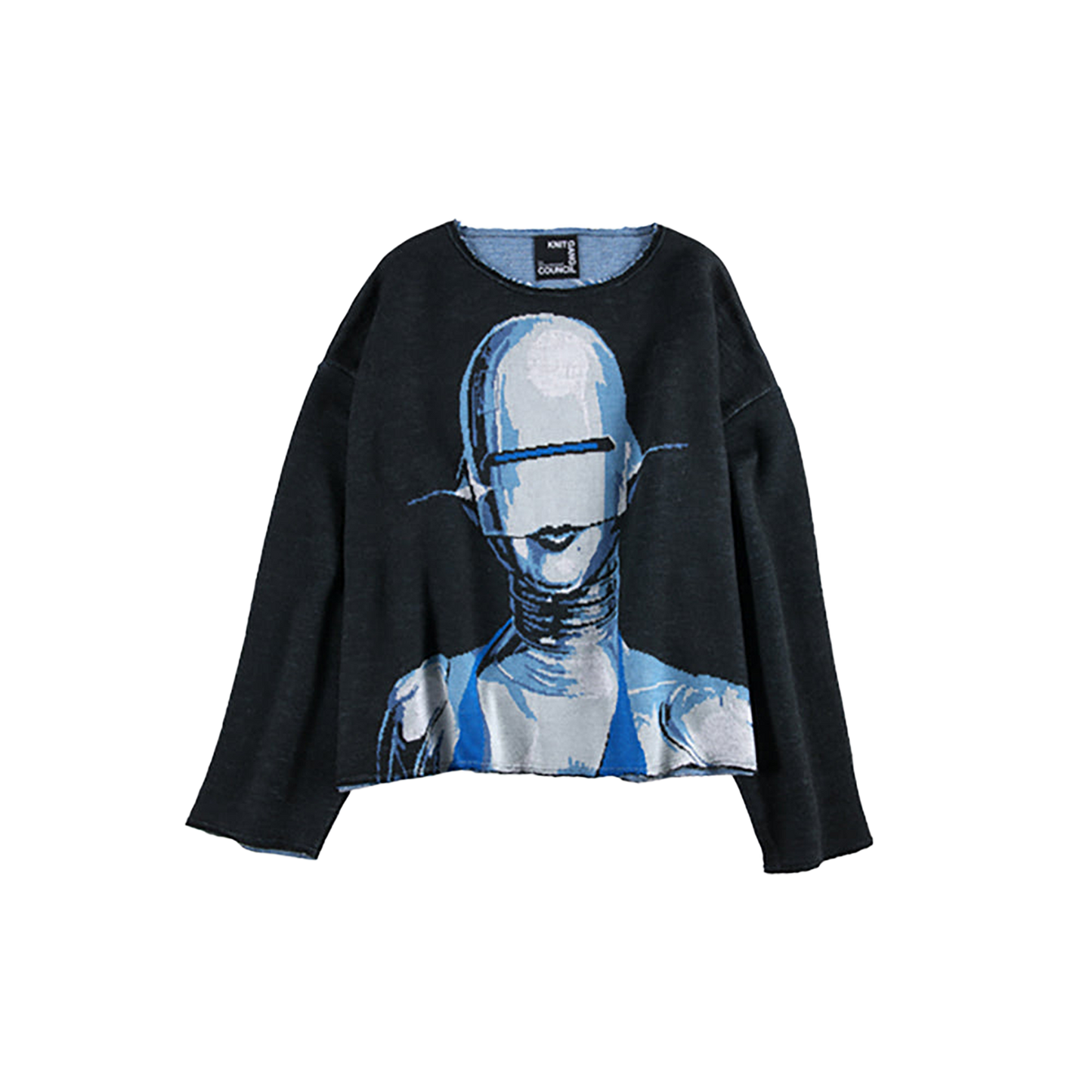 KNIT GANG COUNCIL CREW NECK SWEATER "SEXY ROBOT"
