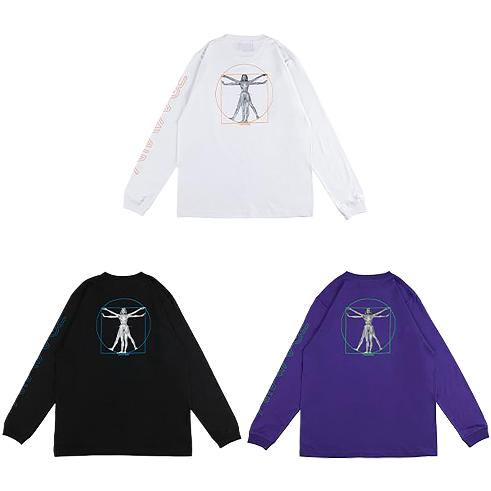 HAJIME SORAYAMA LONG SLEEVE TEE "CANON OF PROPORTIONS"