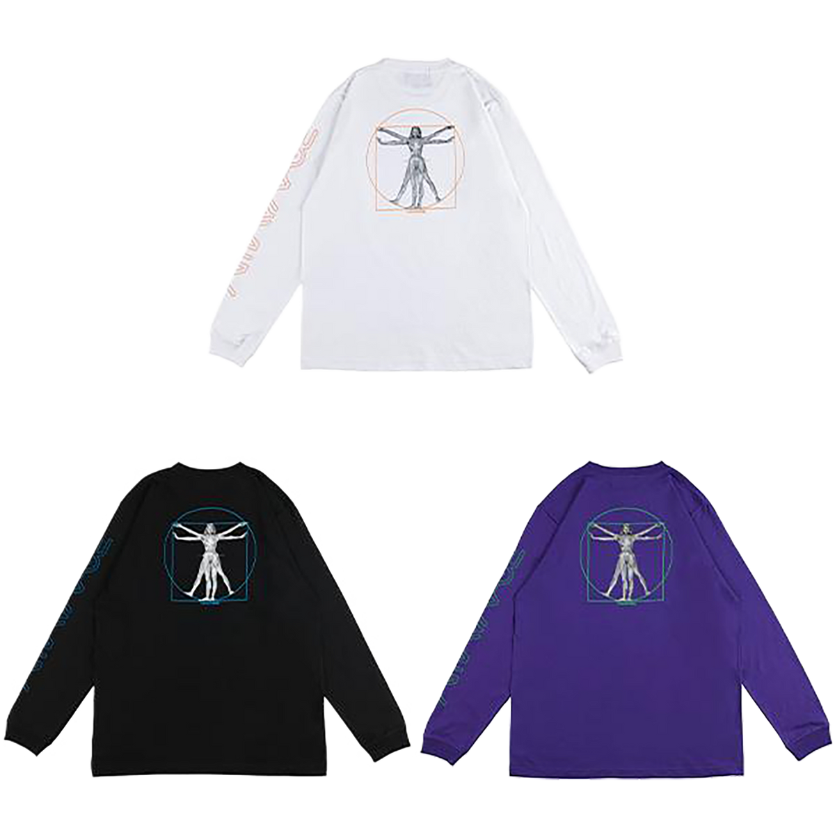 HAJIME SORAYAMA LONG SLEEVE TEE "CANON OF PROPORTIONS"
