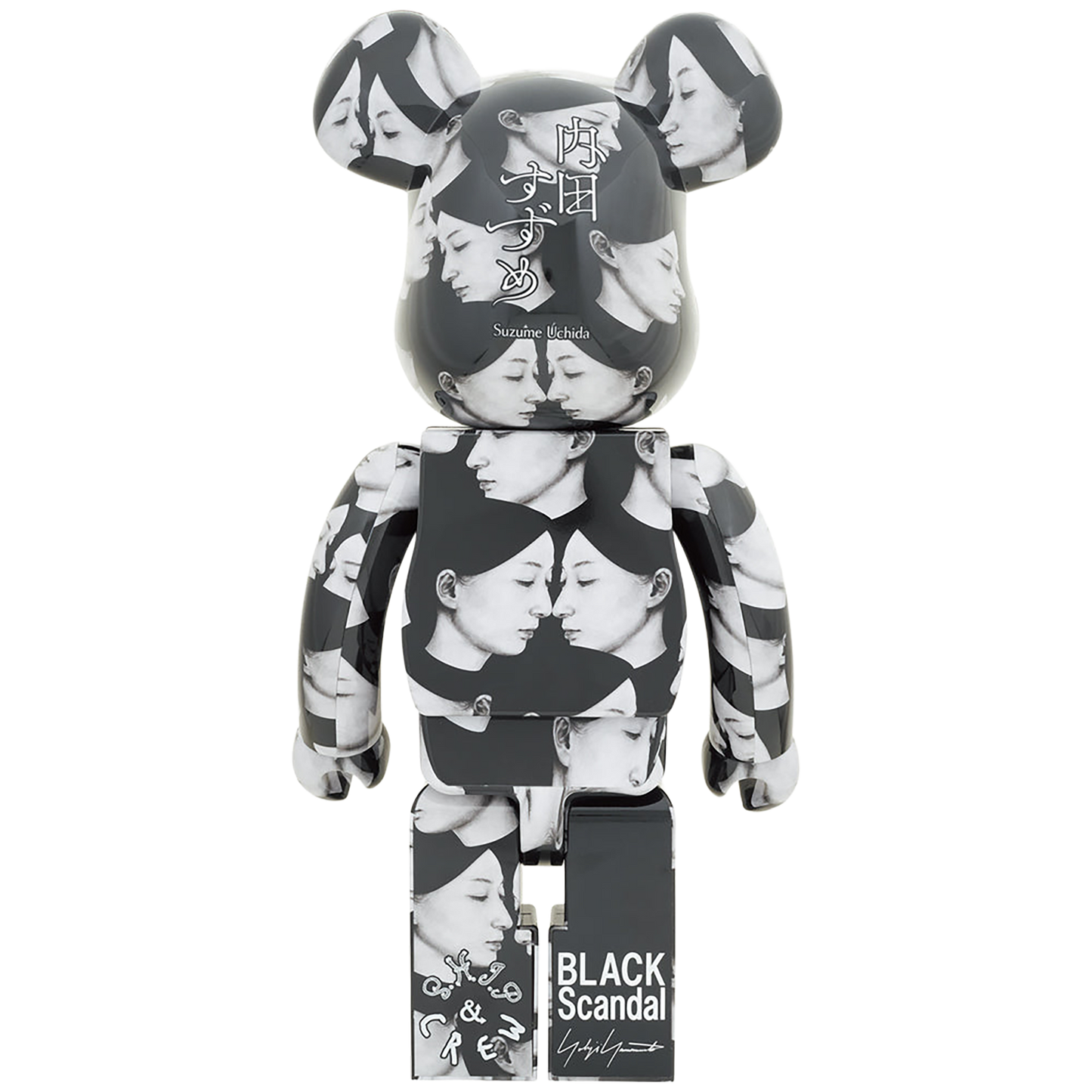 BE@RBRICK BLACK 丑闻 山本耀司 × 内田铃目 × S.H.I.P&crew 我们在我心中 1000%