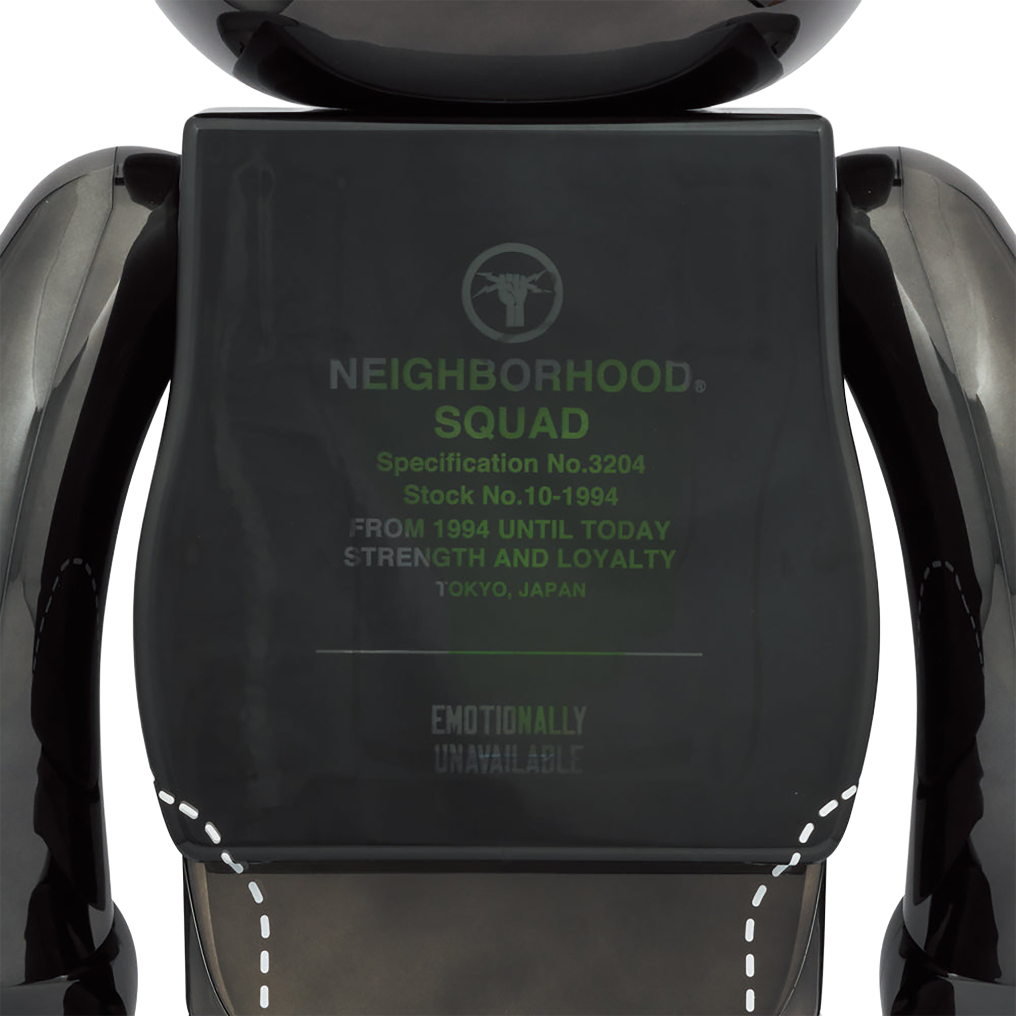 BE@RBRICK EMOTIONALLY UNAVAILABLE × NEIGHBORHOOD 1000％
