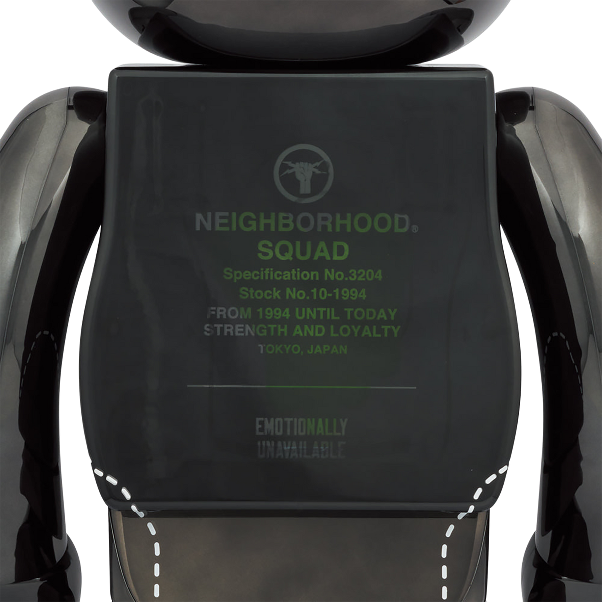 BE@RBRICK EMOTIONALLY UNAVAILABLE × NEIGHBORHOOD 1000％