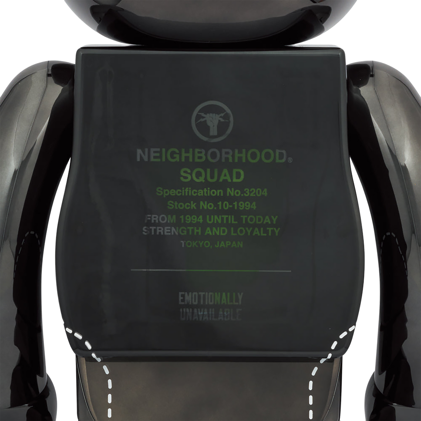 BE@RBRICK EMOTIONALLY UNAVAILABLE × NEIGHBORHOOD 1000％