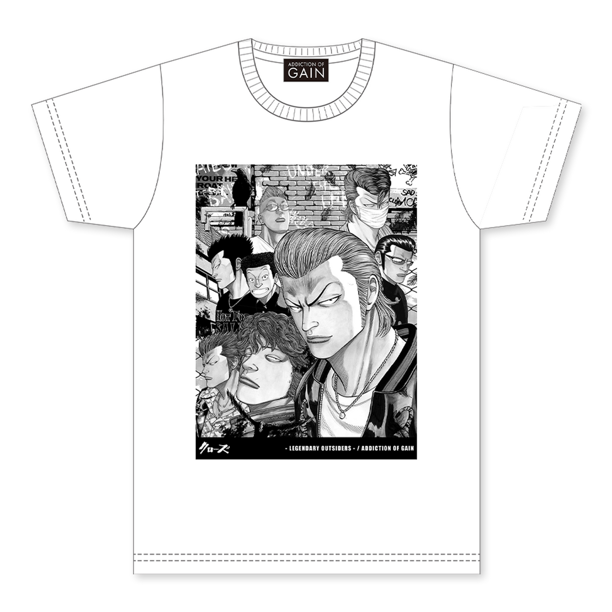 『CROWS - Legendary Outsiders - 』 鈴蘭ver. Tシャツ_0
