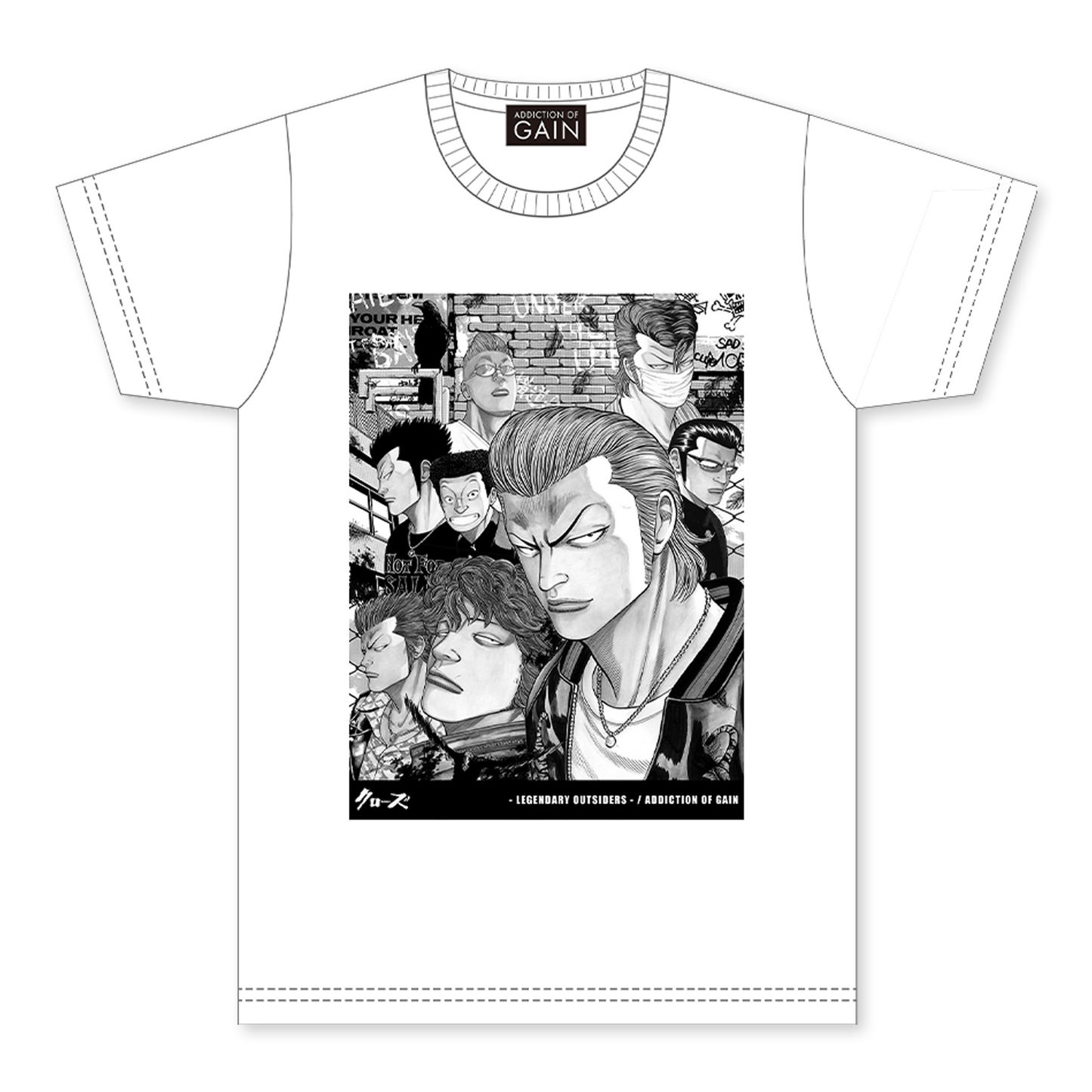 『CROWS - Legendary Outsiders - 』 鈴蘭ver. Tシャツ_0