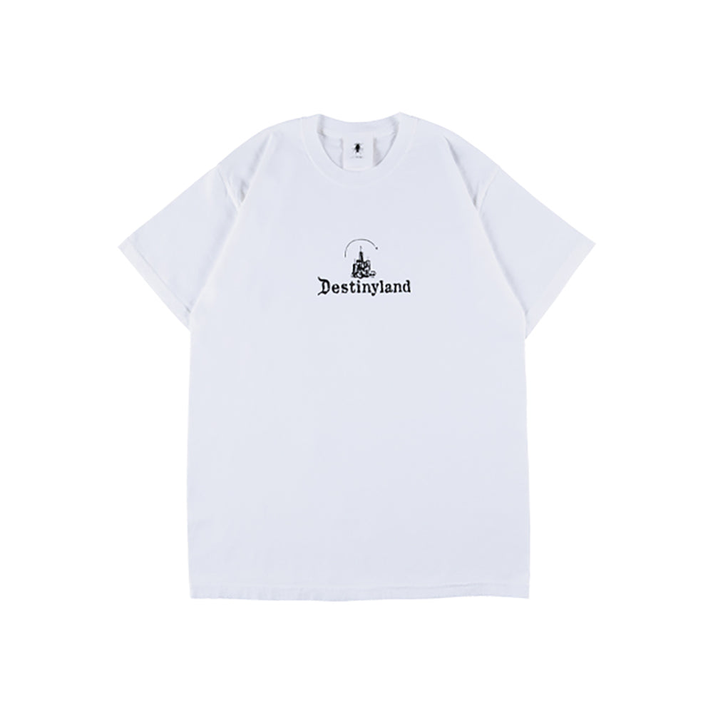 DestinyLand CASTLE logo T-shirt（白）_0