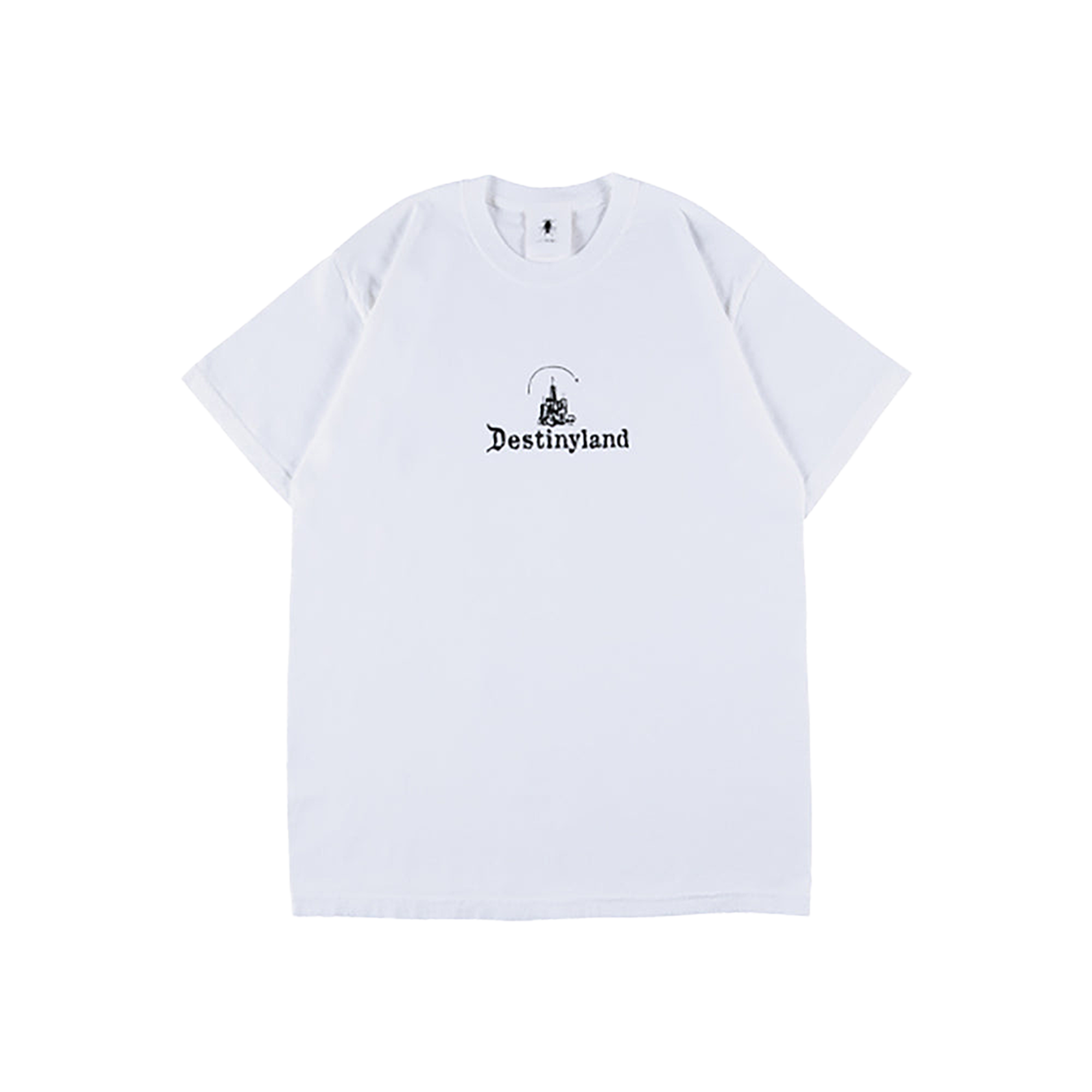 DestinyLand CASTLE logo T-shirt（白）