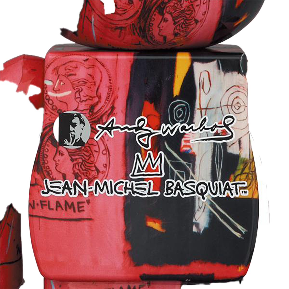 BE@RBRICK Andy Warhol × JEAN-MICHEL BASQUIAT #1 100% & 400%