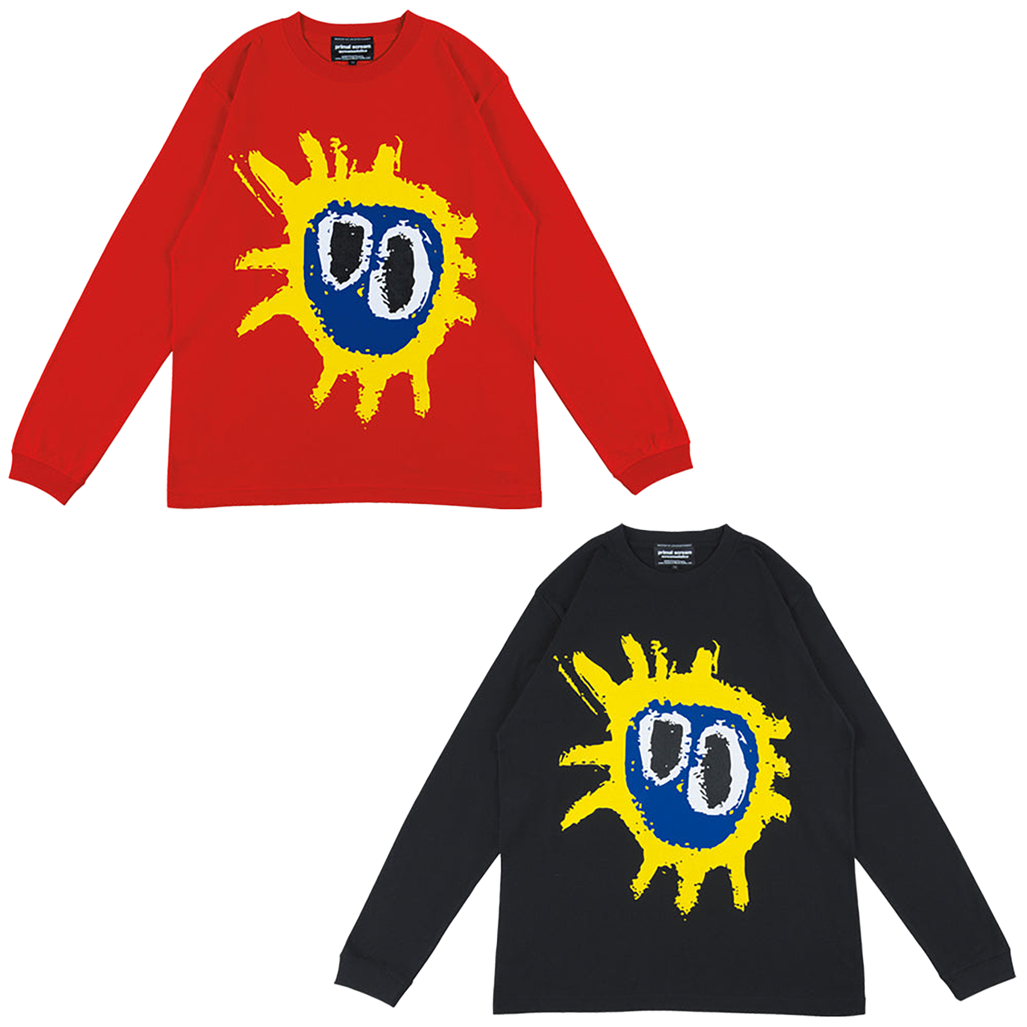 MLE Primal Scream "screamadelica" LONG SLEEVE TEE "screamadelica" 