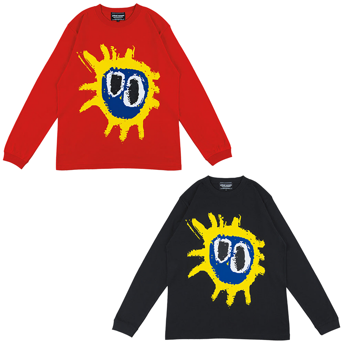 MLE Primal Scream "screamadelica" LONG SLEEVE TEE "screamadelica" 
