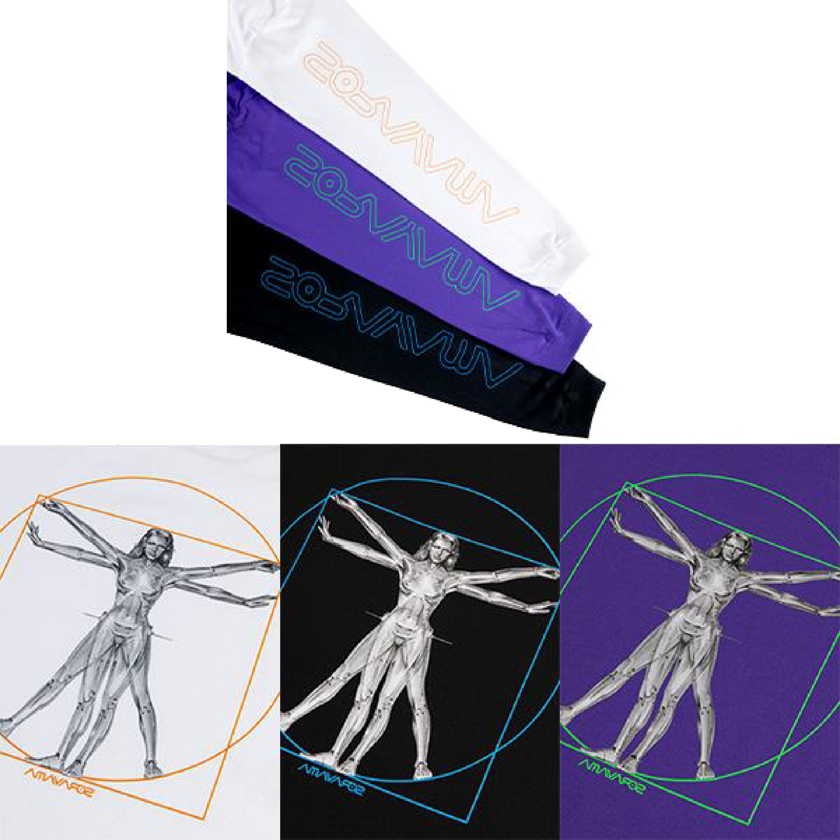 HAJIME SORAYAMA LONG SLEEVE TEE "CANON OF PROPORTIONS"