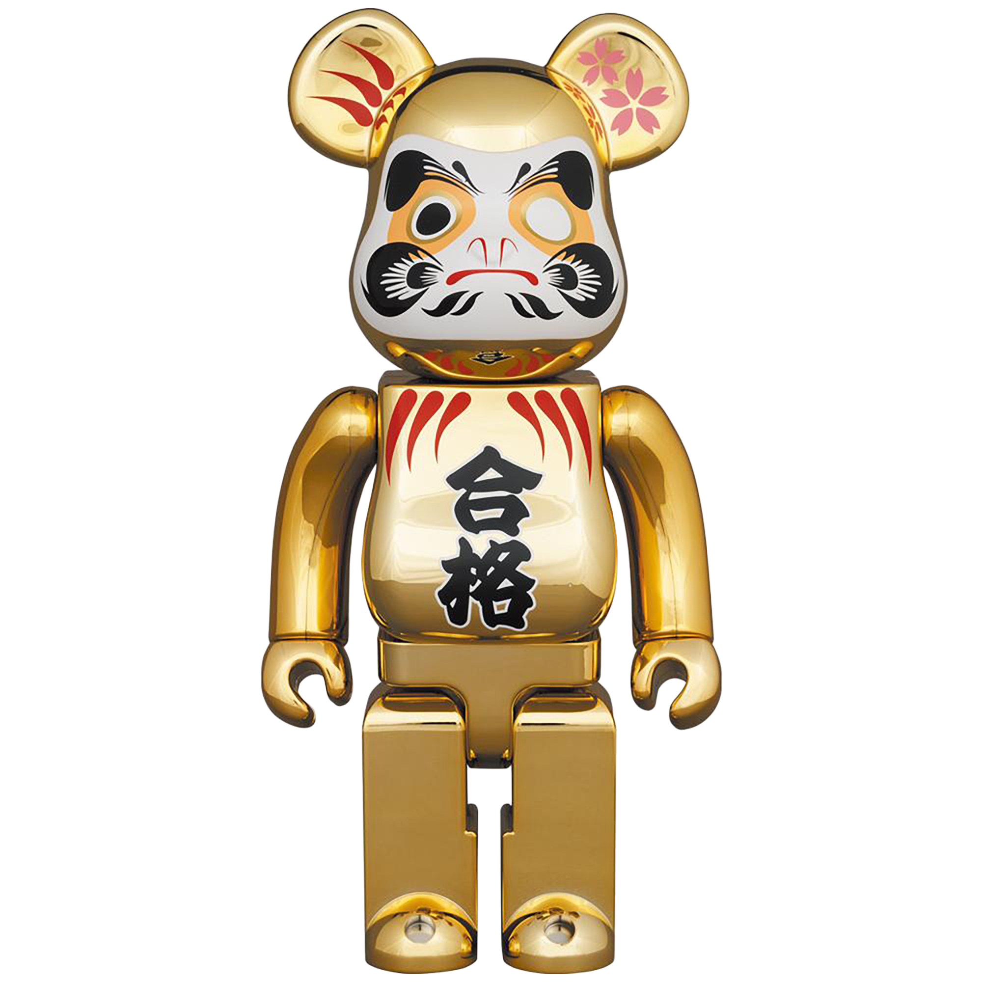 BE@RBRICK Daruma “GOUKAKU” Gold Plated 2 400% 