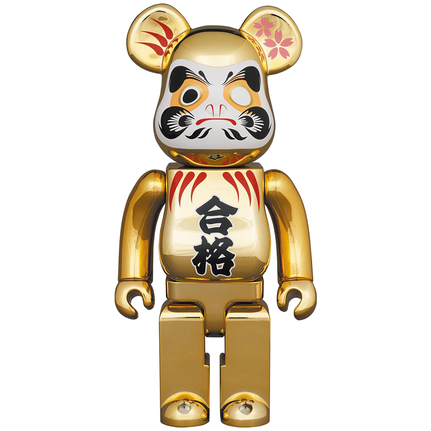 BE@RBRICK Daruma “GOUKAKU” Gold Plated 2 400% 