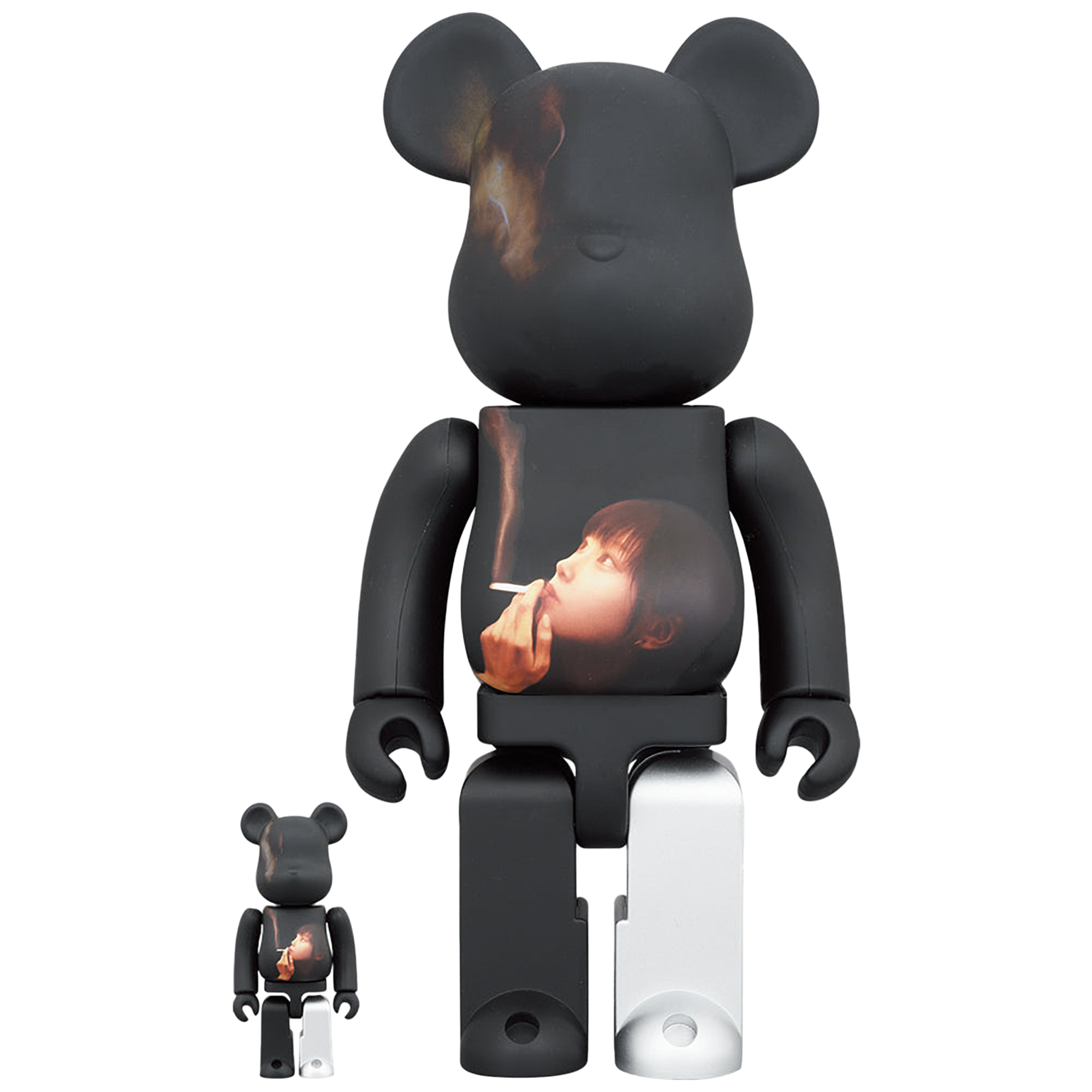 BE@RBRICK BLACK Scandal Yohji Yamamoto × Suzume Uchida × S.H.I.P&crew Until I can be the one I want to be 100％ & 400％